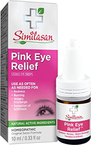 Similasan Pink Eye Relief Eye Drops .33 Ounce, for Temporary Relief from Red Eyes