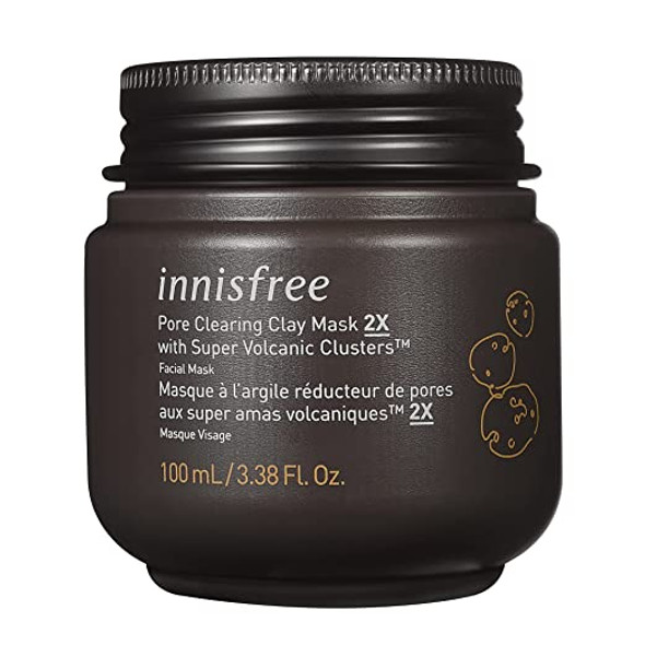 innisfree Pore Clearing Clay Mask 2X Super Volcanic Clusters Face Treatment