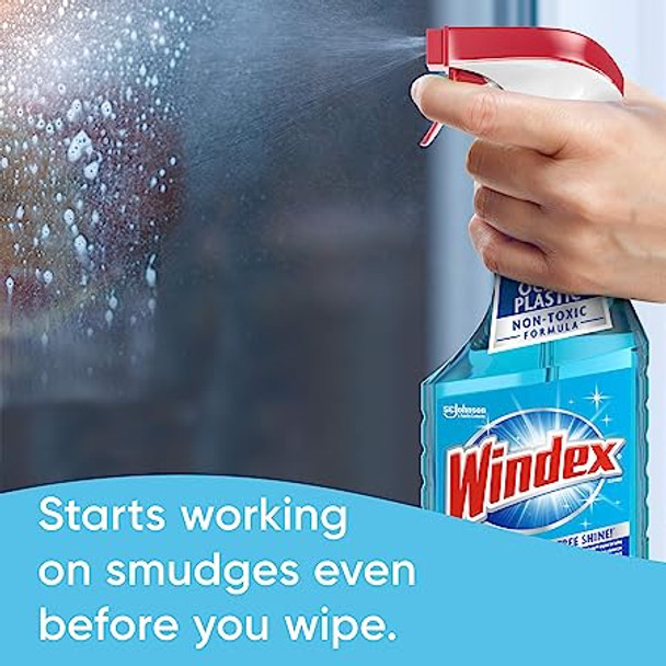 Windex Original Blue Glass and Window Cleaner Bundle