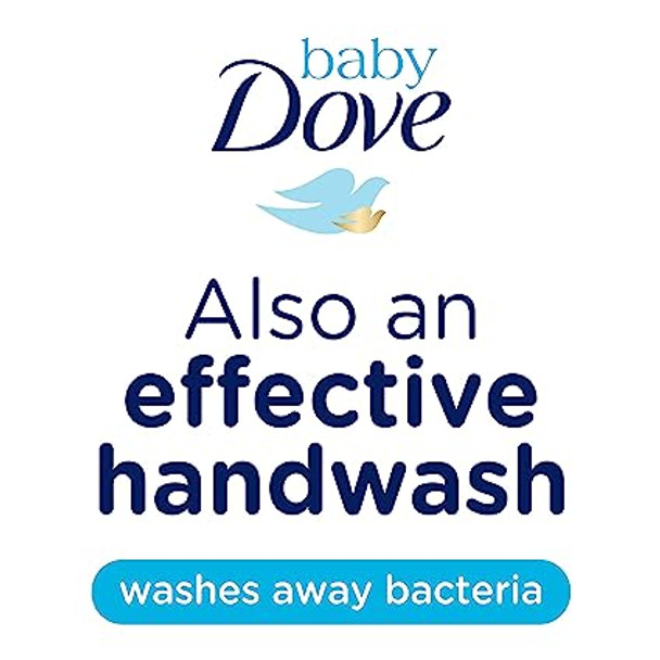 Baby Dove Baby Wash and Shampoo Baby Bath Products for Baby's Delicate Skin Rich Moisture Washes Away Bacteria