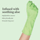 MARTHA STEWART Medline Aloe-Infused Cleaning Gloves, Reusable Latex Gloves for Household Cleaning,