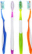 Solimo Multi Pro Toothbrushes, 4 Count, Green Bristles