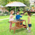Wooden Play Cart with Sun Proof Umbrella for Toddlers Over 3 Years Old-Brown B593-TP10105color