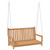  Swing Bench Natural Teak Solid Teak Wood Standard Durable A949-316628
