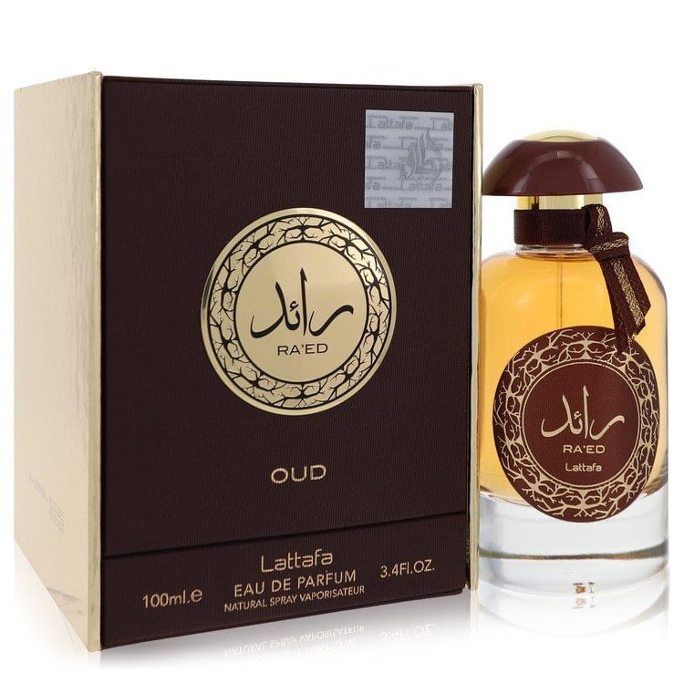 Raed Oud by Lattafa Eau De Parfum Spray (Unisex) 3.4 oz (Women) V728-561358