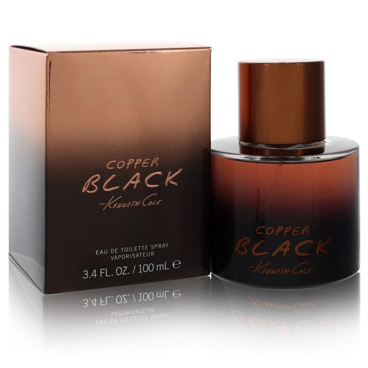 Kenneth Cole Copper Black by Kenneth Cole Eau De Toilette Spray 3.4 oz (Men) V728-555835