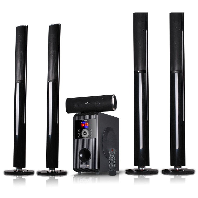 beFree Sound 5.1 Channel Bluetooth Surround Sound Speaker System D970-BFS-910