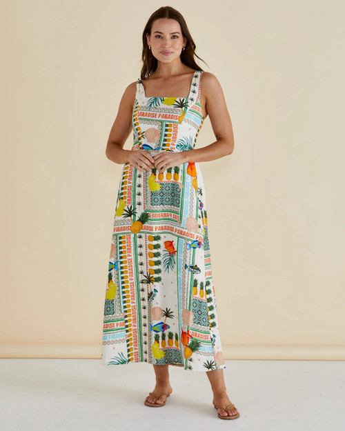 Betty Basics Tegan Paradise Midi Dress