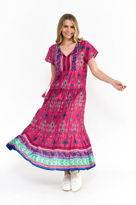 One Summer Aztec Border Dress One Summer Aztec Border Dress