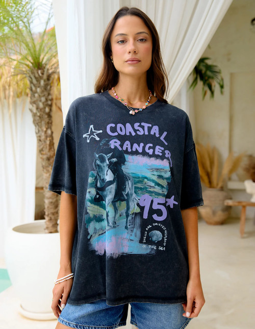 Foxwood Coastal Ranger Tee Washed Black Foxwood Coastal Ranger Tee Washed Black
