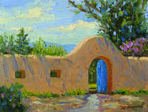 N-657 The Blue Door by Sheila Savannah