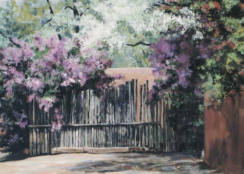 AC-689 Lilacs of Santa Fe by Therese Evangel