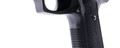 Detailed close-up of Daniel H9 grip texture and undercut trigger guard – showing enhanced control features