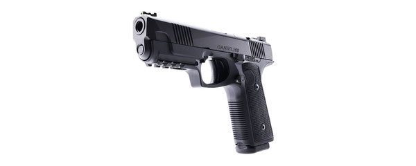 Angled front-left view of Daniel H9 – highlighting barrel alignment, slide serrations, and grip ergonomics