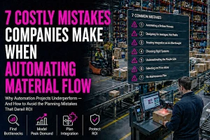 7 Costly Mistakes Companies Make When Automating Material Flow
