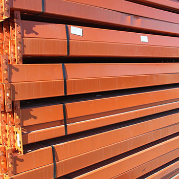 96" x 4" Used Teardrop Pallet Rack Beam- New Style - 101682