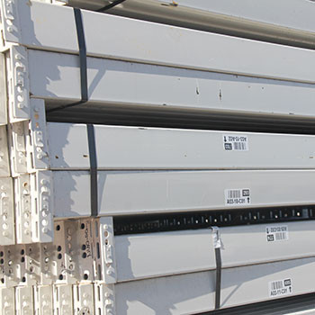 96" x 4" Used Teardrop Pallet Rack Beam- New Style - 109052