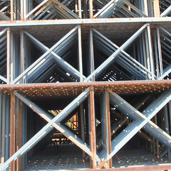 36" x 168" Used Structural Pallet Rack Upright - 109551