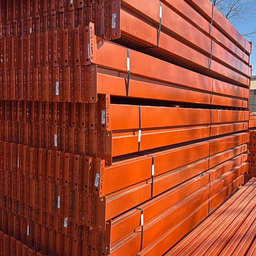 144" x 6" Used Teardrop Pallet Rack Beam- New Style - 140251