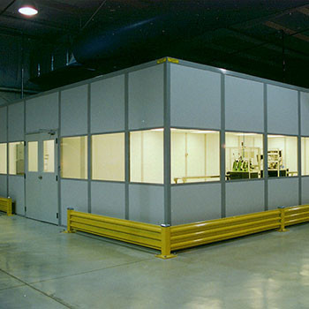 12' x 8' Modular Cleanroom - 2 HEPA Units - ISO 7 - DS 715022