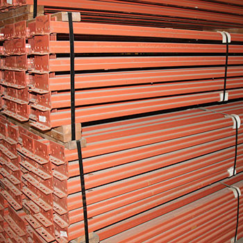 99" x 2 1/4" Used Teardrop Pallet Rack Beam- New Style - 121007