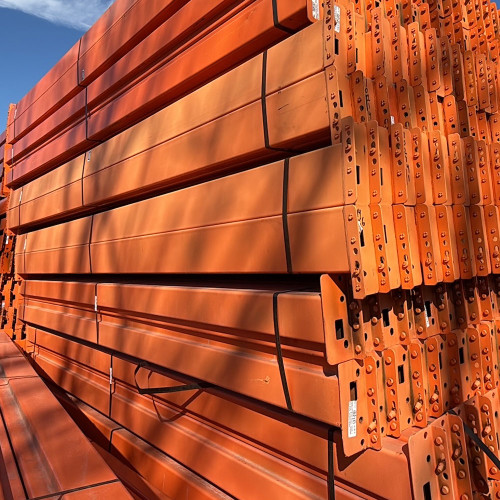 144" x 6" Used Teardrop Pallet Rack Beam- Old Style - 102141