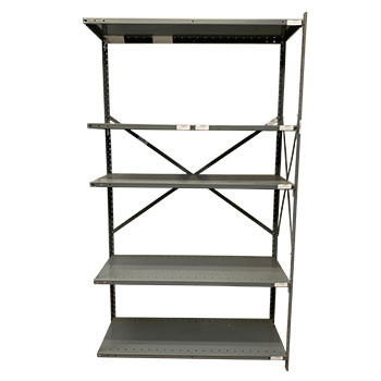 18" x 48" x 85" Used Open Shelving Adder- 5 Shelf - 199310AD