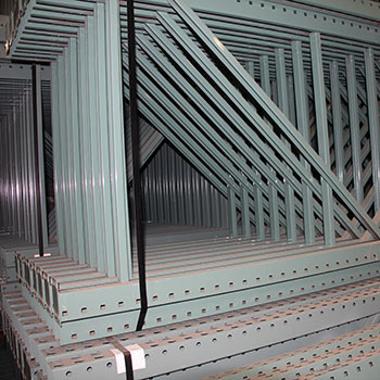 42" x 144" Teardrop Pallet Rack Upright- Old Style - 170537