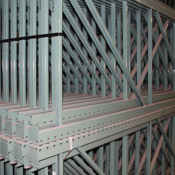42" x 240" Teardrop Pallet Rack Upright- Old Style - 102490