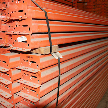 108" x 4 1/4" Teardrop Pallet Rack Beam- New Style - 110519