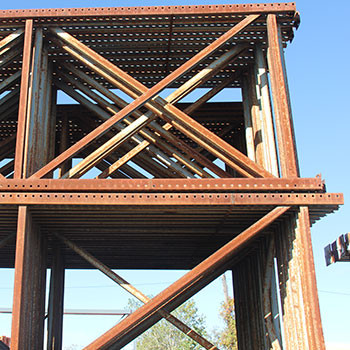 52" x 306" Used Teardrop Pallet Rack Upright- Old Style - 151045