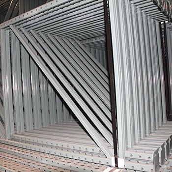 42" x 144" Teardrop Pallet Rack Upright- Old Style - 220039