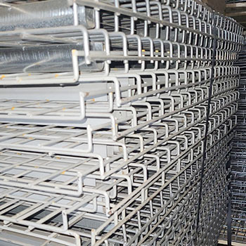 42" x 46" Used Wire Deck - Standard Full Step - 105307