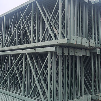 42" x 324" Used Teardrop Pallet Rack Upright- New Style - 121587