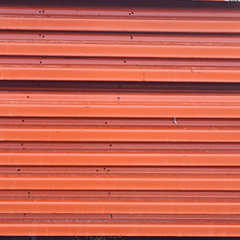 96" x 3" Used Teardrop Pallet Rack Beam- Punch Style - 109021