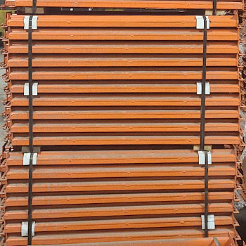 54" x 3" Teardrop Pallet Rack Beam- New Style - 101687