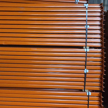 108" x 3 1/2" Teardrop Pallet Rack Beam- New Style - 101981