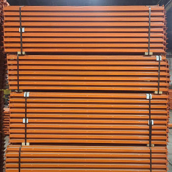 96" x 3 1/2" Teardrop Pallet Rack Beam- New Style - 110517