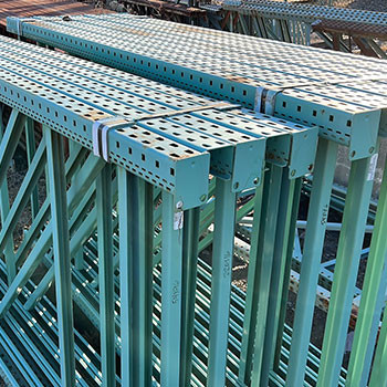 54" x 96" Used Teardrop Pallet Rack Upright- New Style - 220116