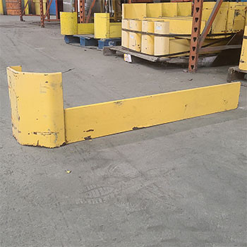 42" x 6" Used End of Aisle Guard- Right - 121796