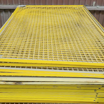 96" x 60" Used Security Cage Panel - 210108