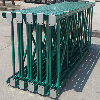 42" x 96" Teardrop Pallet Rack Upright- Old Style - 230023