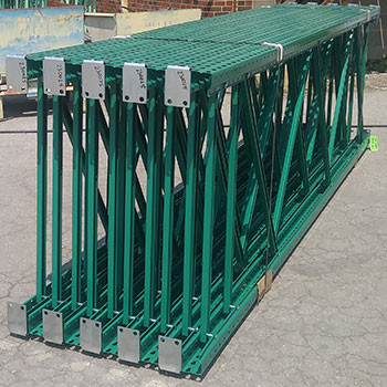 42" x 144" Teardrop Pallet Rack Upright- Old Style - 230025