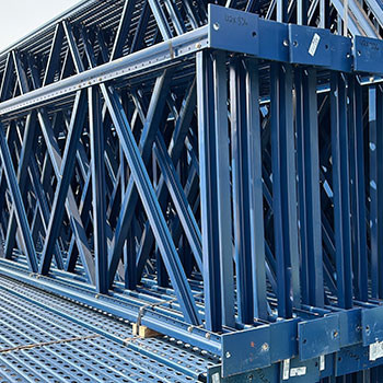 42" x 336" Used Teardrop Pallet Rack Upright- Old Style - 230314