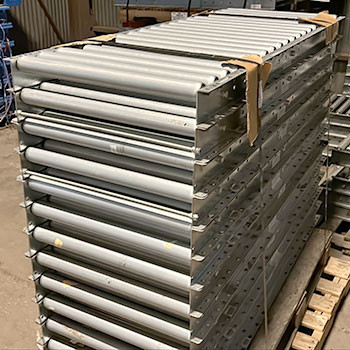 Used Gravity Roller Conveyor 24 1/2"W x 60"L - 190618