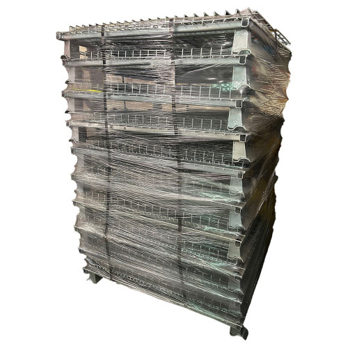 32" x 40" x 34" Wire Baskets - Bundle of 10 - DS 707301BL