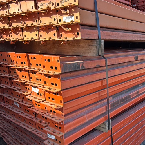 108" x 4 1/2" Used Teardrop Pallet Rack Beam- Old Style - 102003