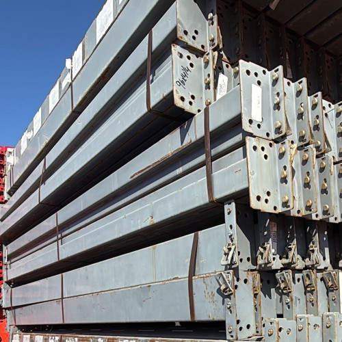 96" x 4 1/4" Used Teardrop Pallet Rack Beam- Old Style - 110540