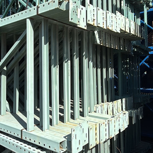 42" x 288" Used Teardrop Pallet Rack Upright- Old Style - 170553