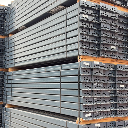 102" x 4 1/2" Used Teardrop Pallet Rack Beam- Old Style - 101911